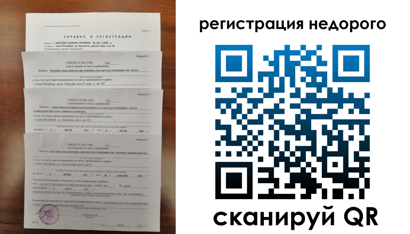 временная регистрация купить в Сосногорске